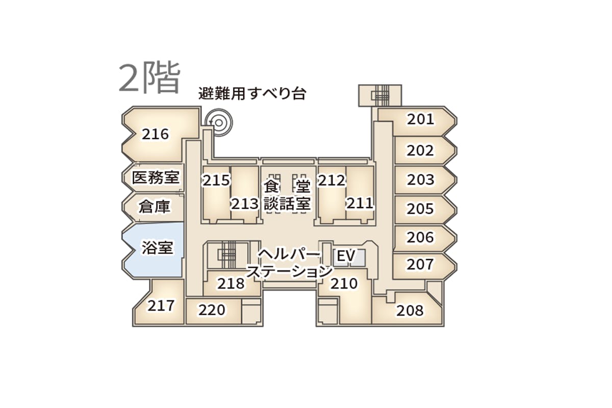 介護付有料老人ホーム ソラスト江戸川 間取図