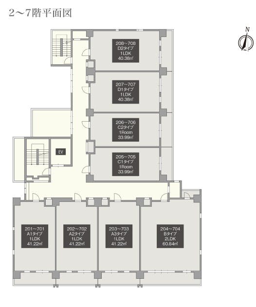 グランドマスト新大阪 間取図