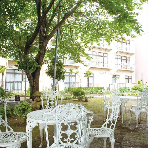 らぽーる上尾 中庭